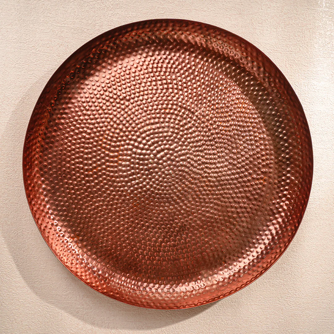 Copper Hammered Chocolate Platter - Image 3