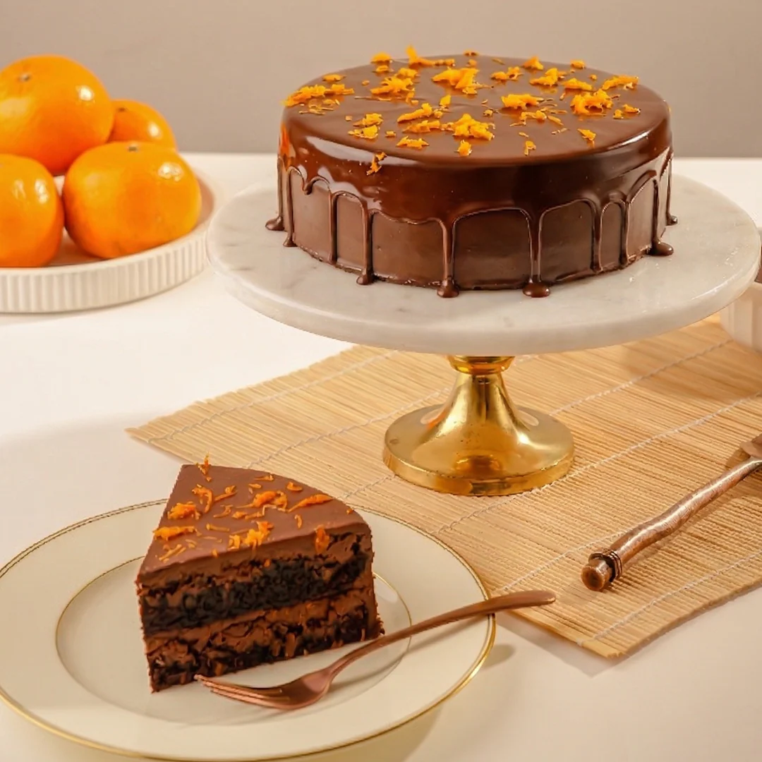 Orange Dark Chocolate Cake - KHI ONLY - Image 5